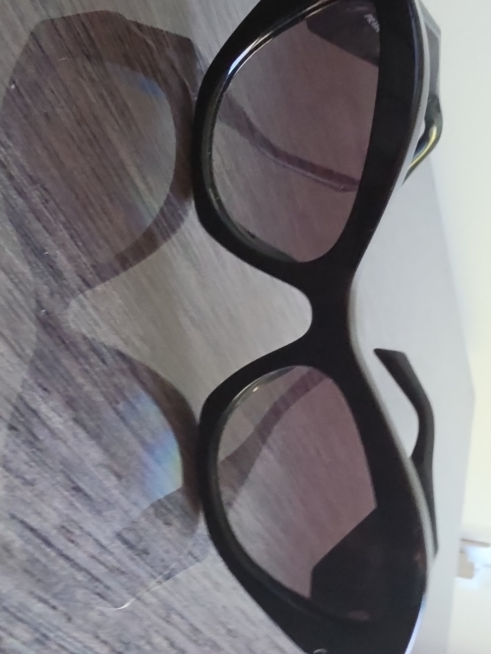 Prada Black Oversized Cat-Eye Sunglasses